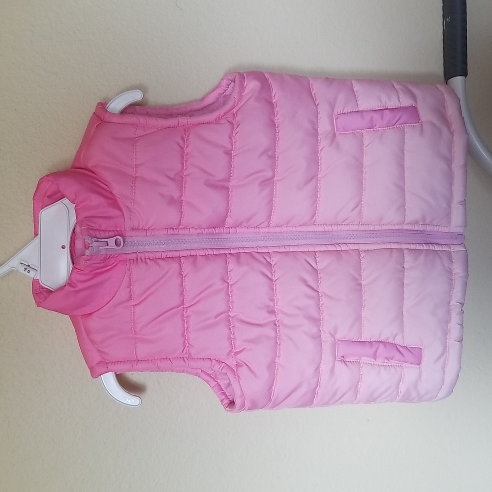 Wanderling Girls Pink Ombre Puffer Vest